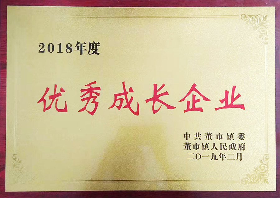 2018年度优秀成长企业