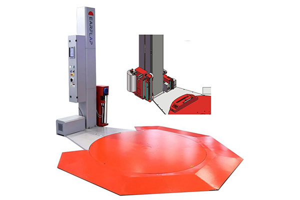 Low Turntable Wrapper with Automatic Cut and Clamp