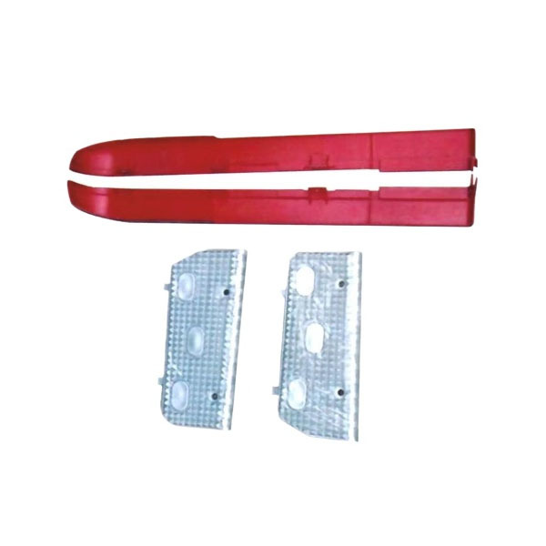 Bar side strips and skid plates