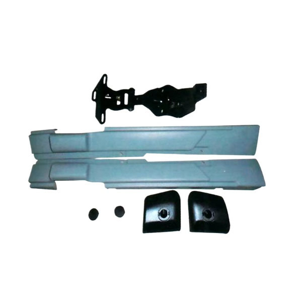 Upper and lower hinge decorative panels