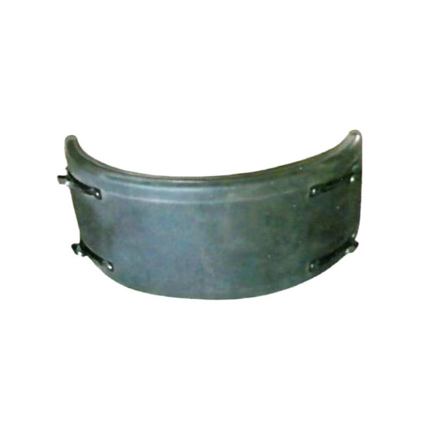 Overall semicircular mud plate