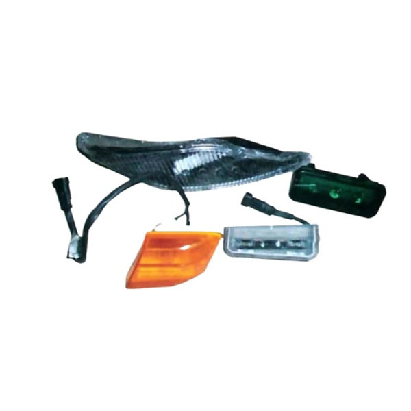 Sun visor lights and fender lights