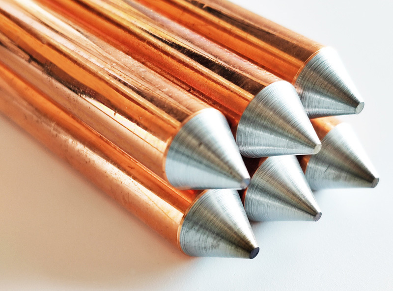 High-Strength Copper-Clad Ground Rods Compliant with UL & IEEE Standards