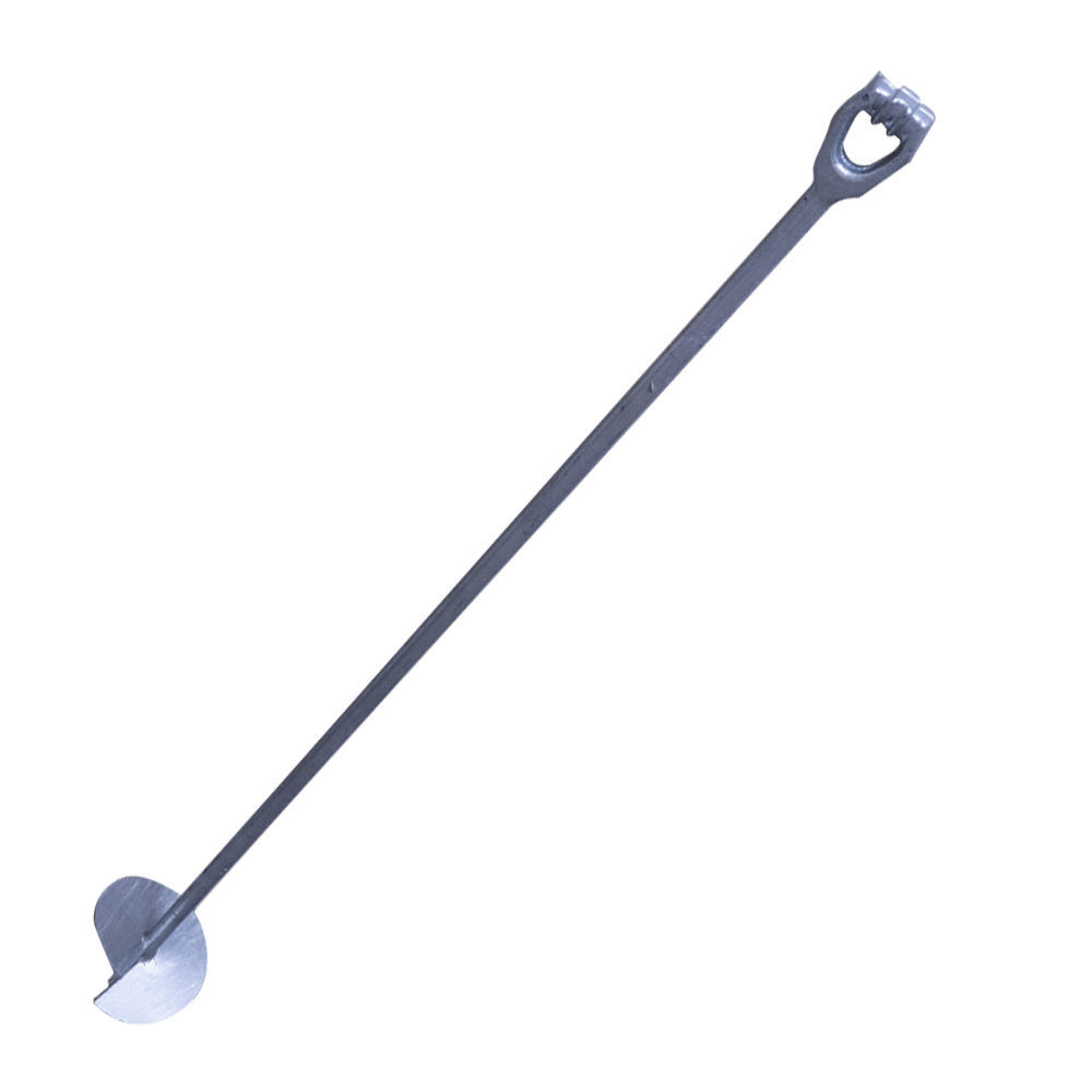 Deep Construction Spiral Fixed Anchor Hot-Dip Galvanized Tiger Head Ground Anchor Thimble Eye