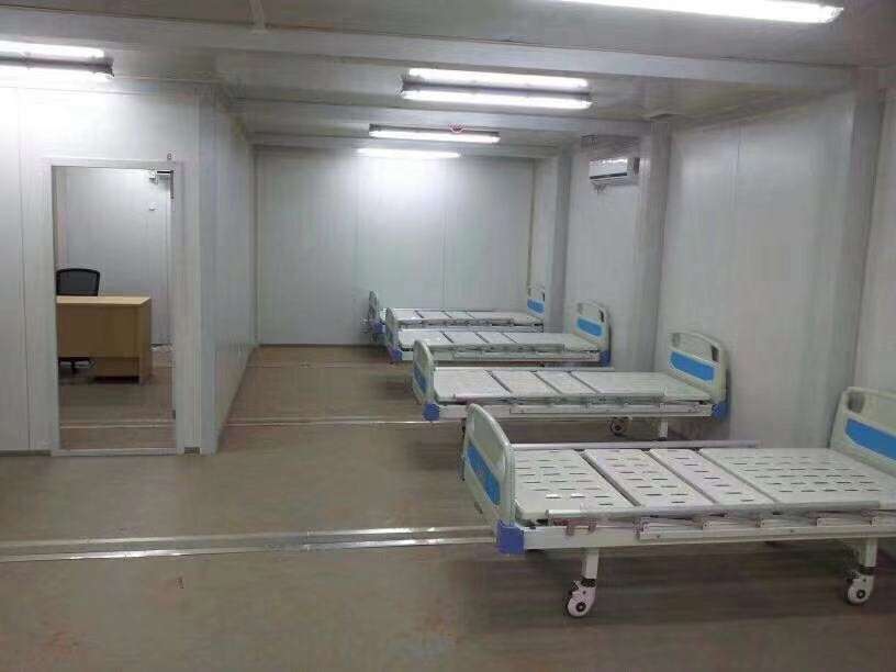 2020 Apoyo a Wuhan, Hospital Huoshen shan, Weichai en acción