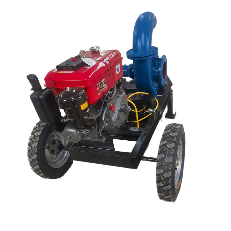 Two-wheel pump truck