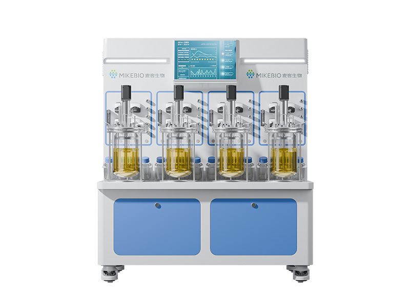 Four-stage Parallel Glass Bioreactor