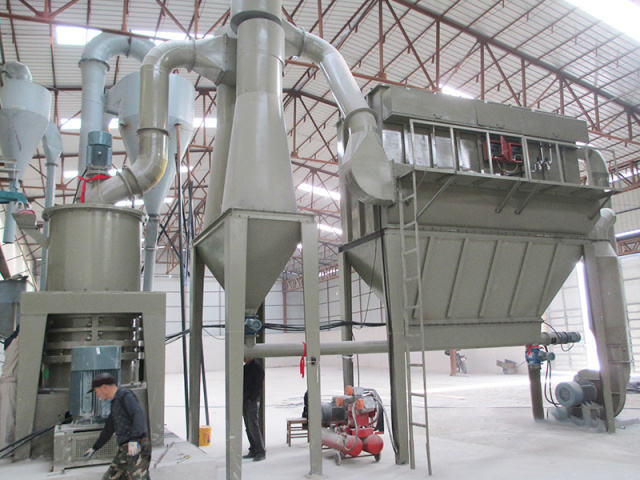 Ore ultrafine grinding site