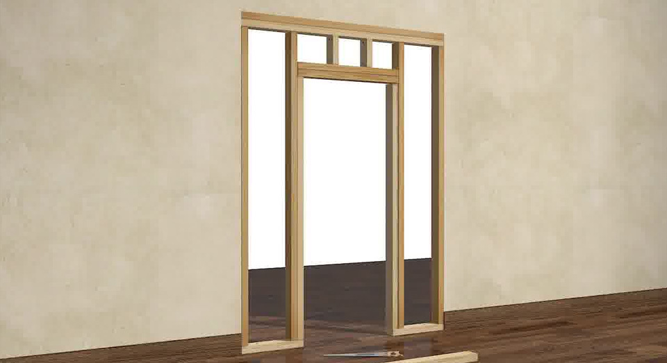 Door frame process flow