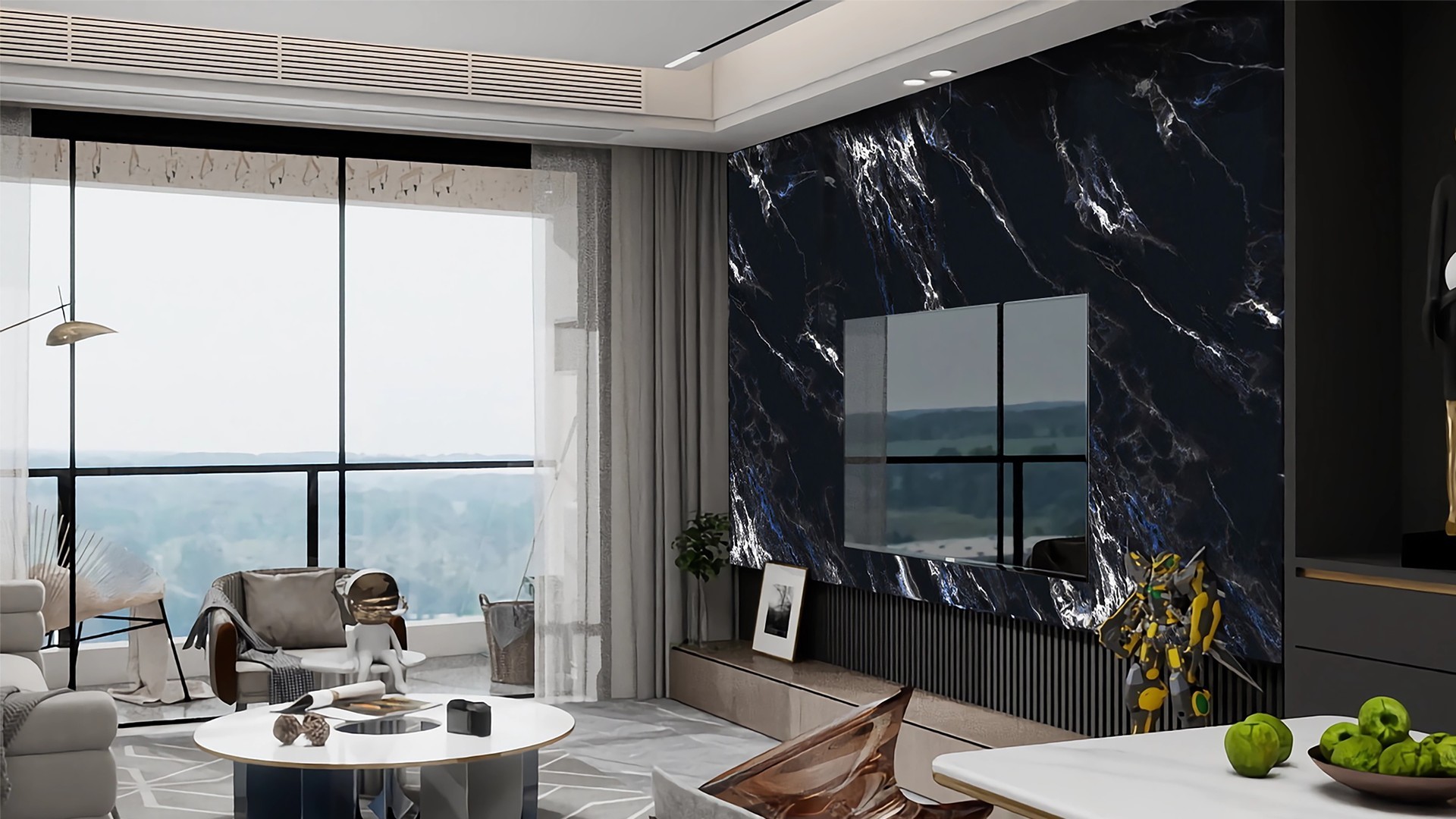 HD Printing Continuous Pattern Wall Panel