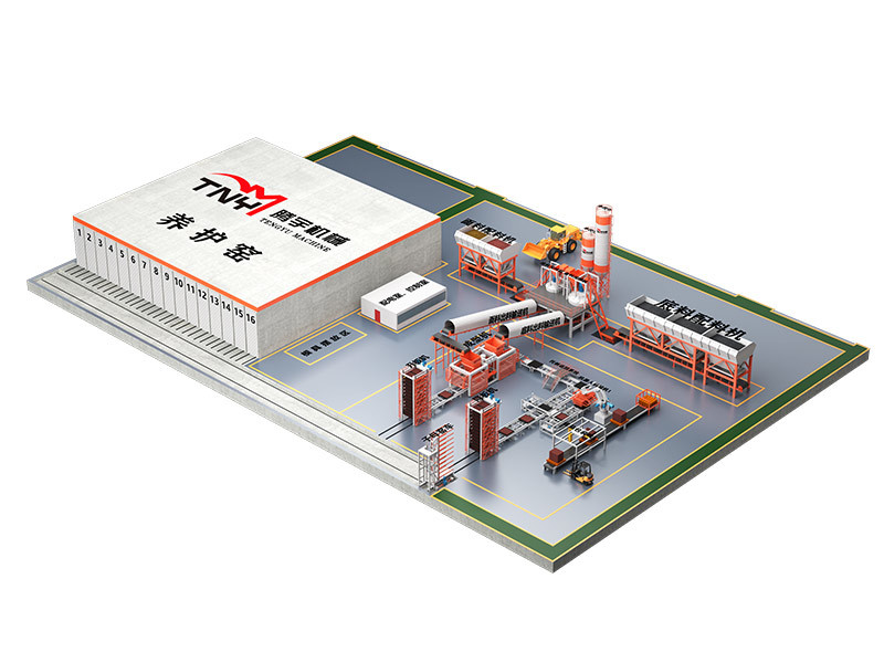 Closed fully automatic production line