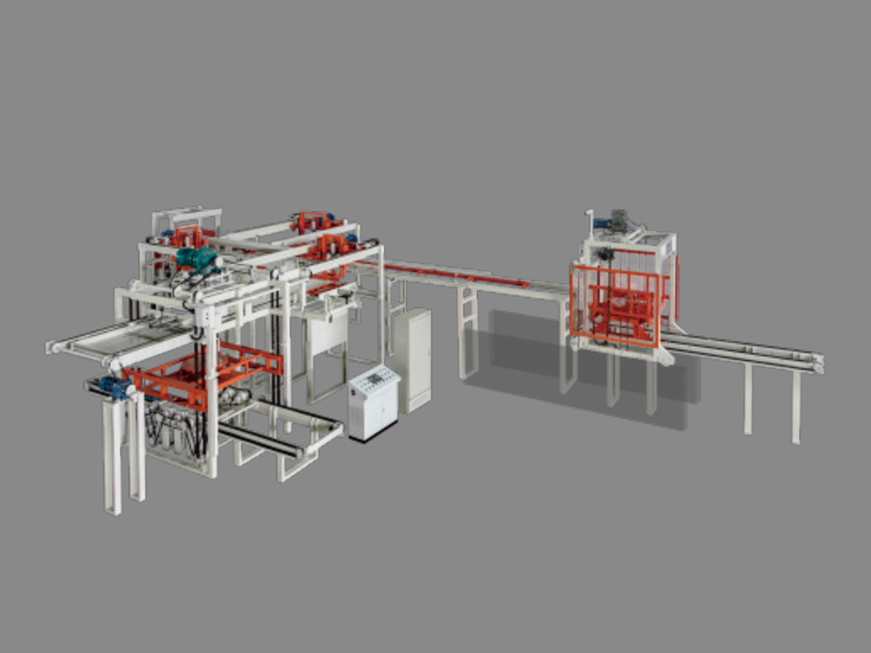 Low-position offline palletizing system