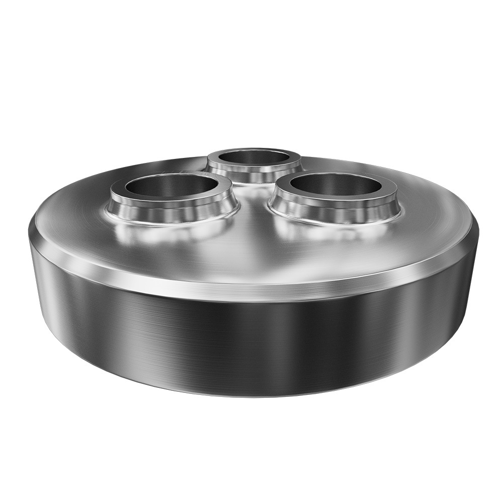 Multi-hole variable diameter flange