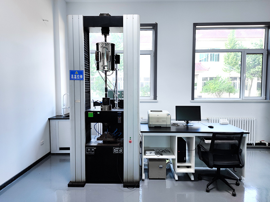 High-temperature tensile test