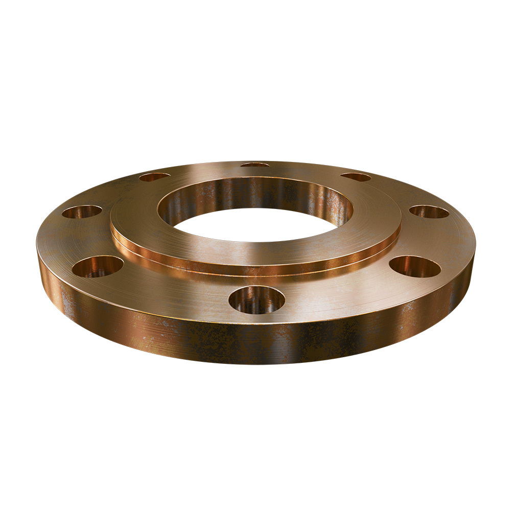 Spray-painted anti-corrosion material flange