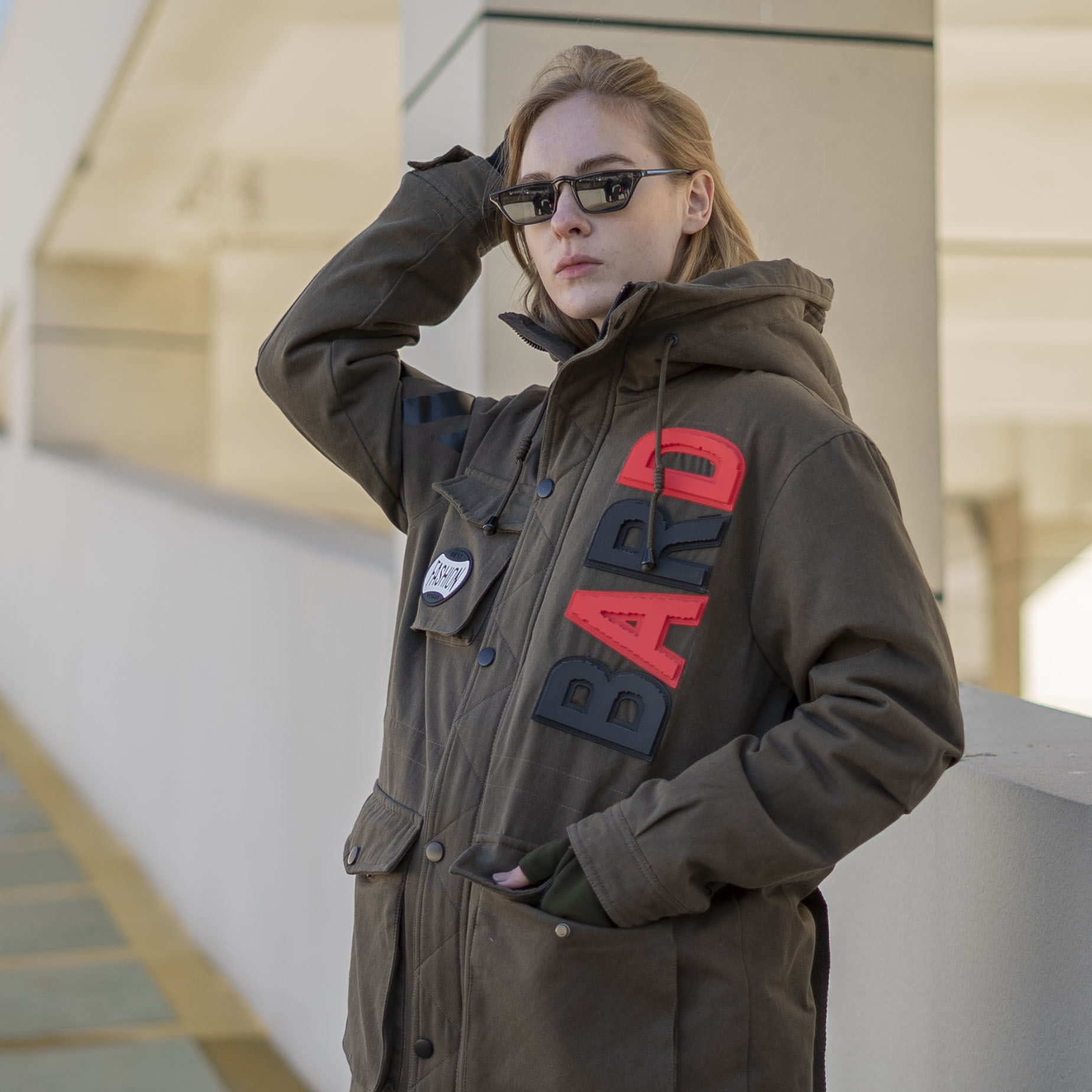 V.ROC.V內槽絎縫羽絨服