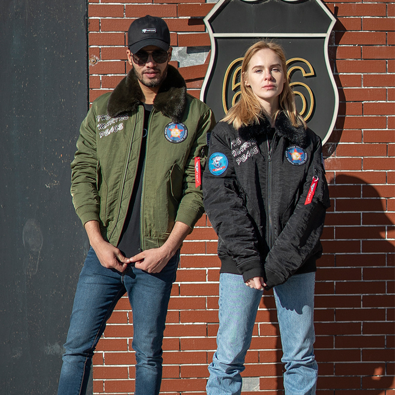 SHARK PRINT MA-01 BOMBER JACKET(MARINE PEACE)