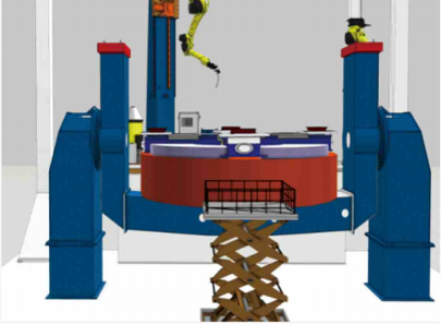 Intelligent Welding Workstation For Tower Crane Support