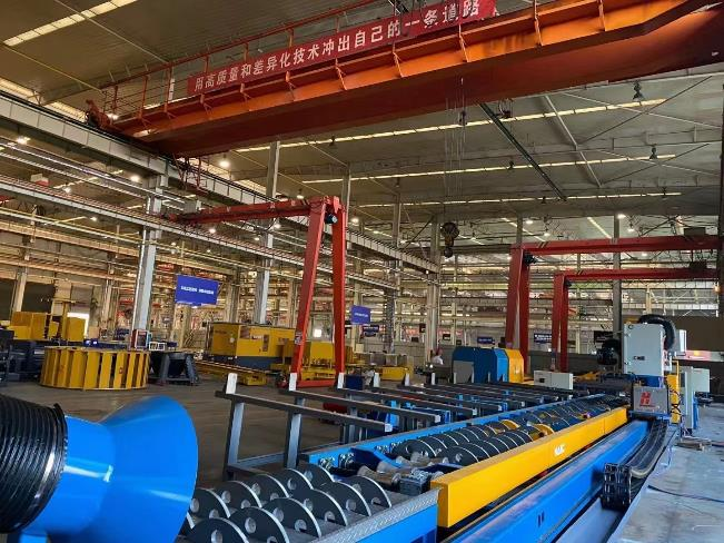 Rotary Cutting Drill Pipe Production line