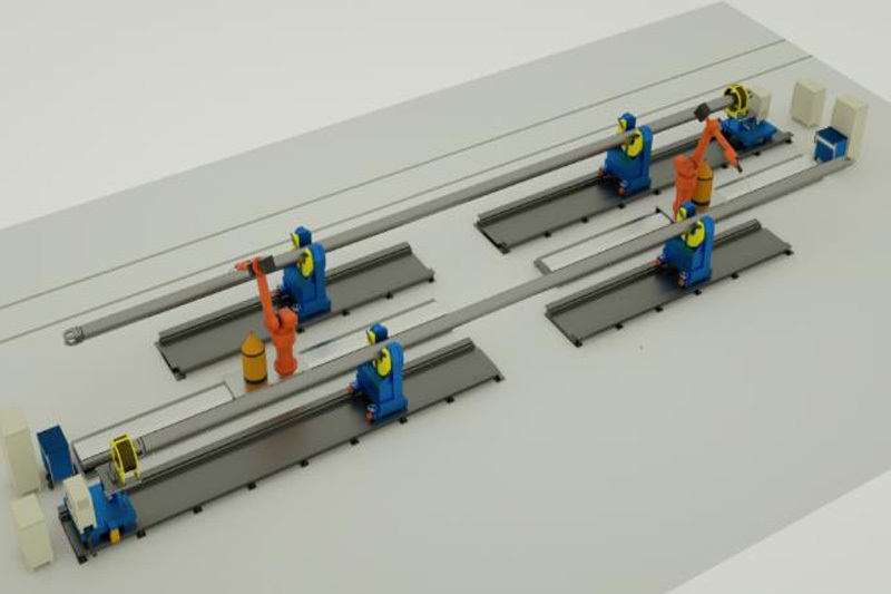 Crawler Hanger Main Chord Welding Workstation