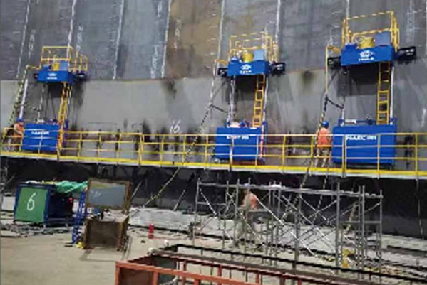 LNG Cryogenic Tank Project Site Construction Series Equipment