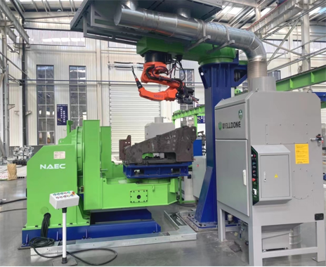 Intelligent Flexible Welding Production line For Shearing Fork Chassis