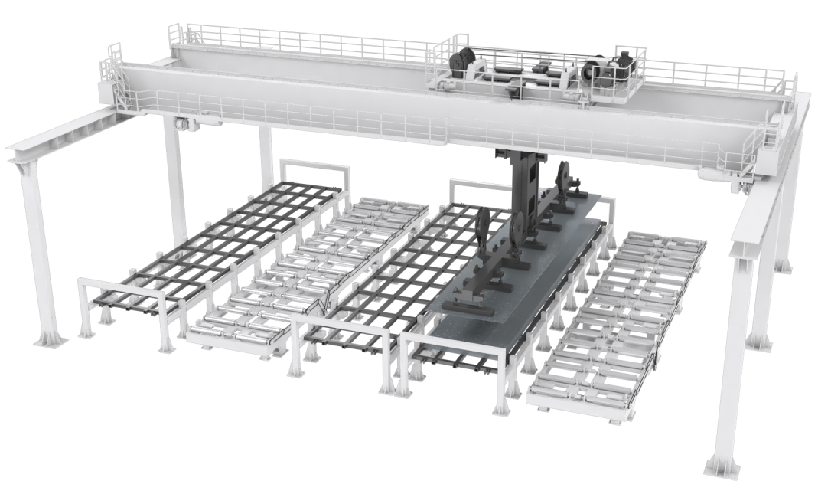 Intelligent Truck/Steel Stacking System