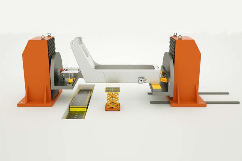 Head-to-tail Welding Positioner For Front Crane Frame