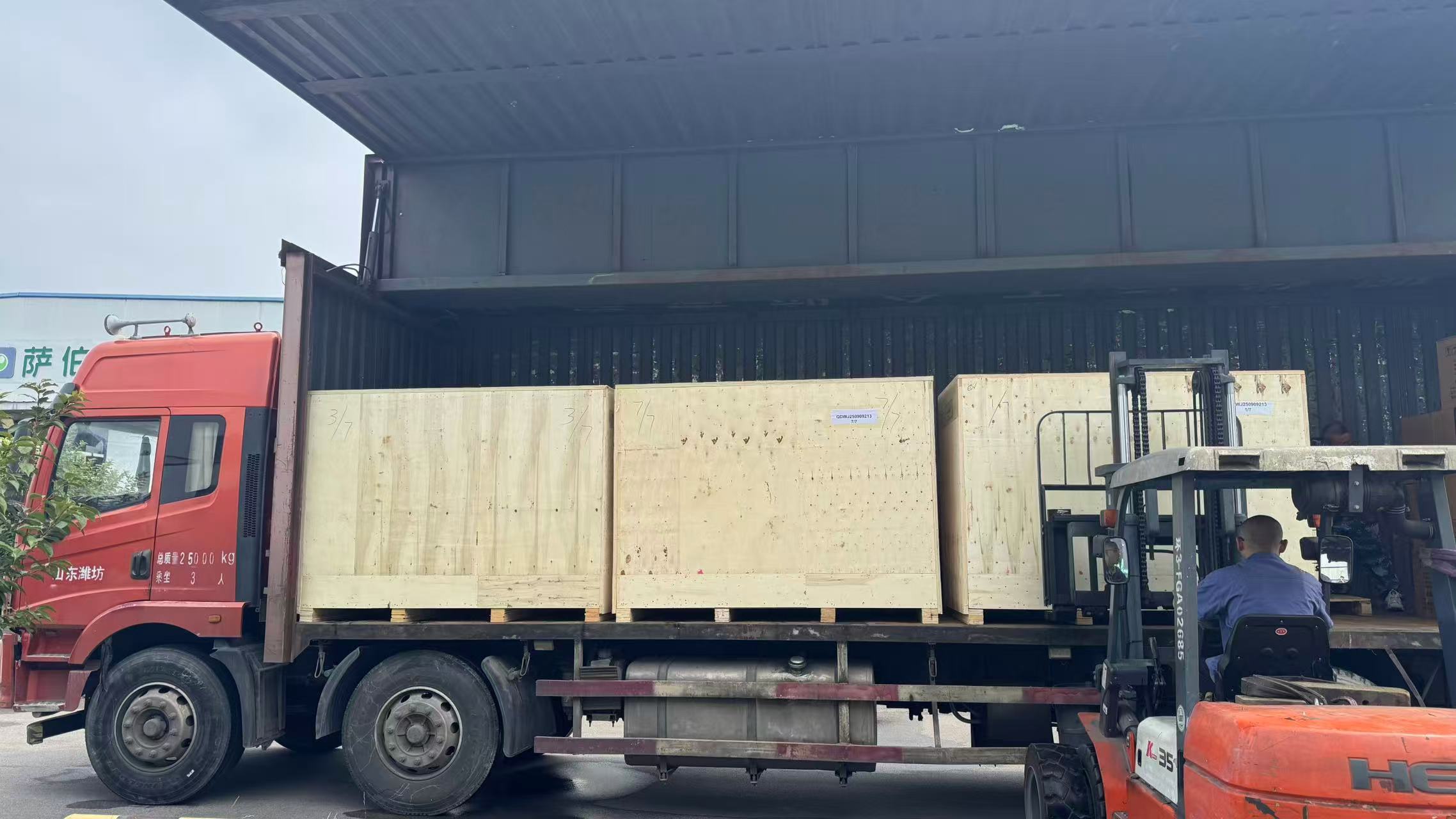 7 sets Ricardo diesel generator ship to Georgia