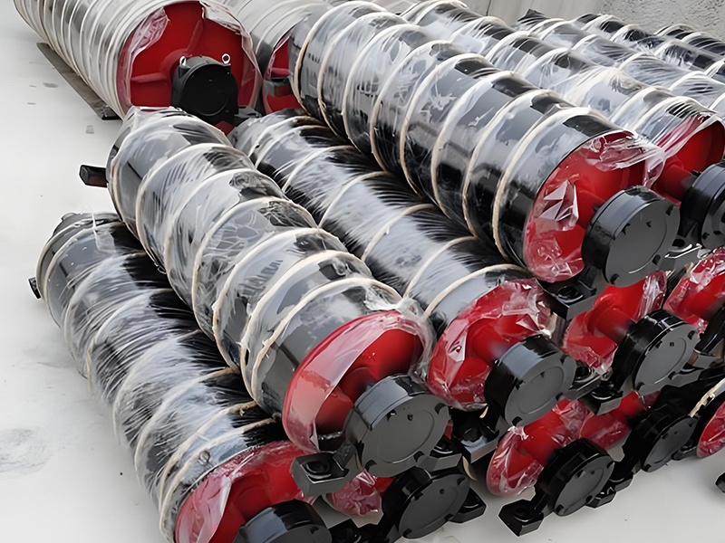 Rubber-coated roller