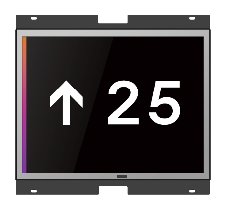 8, 8.4, 10.4, 12.1, 15, 17, 19” full-color LCD (Embedded)