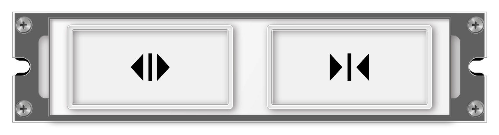 150-type square acrylic micro-switch button (dual button) 150-type square acrylic micro-switch button (dual button)