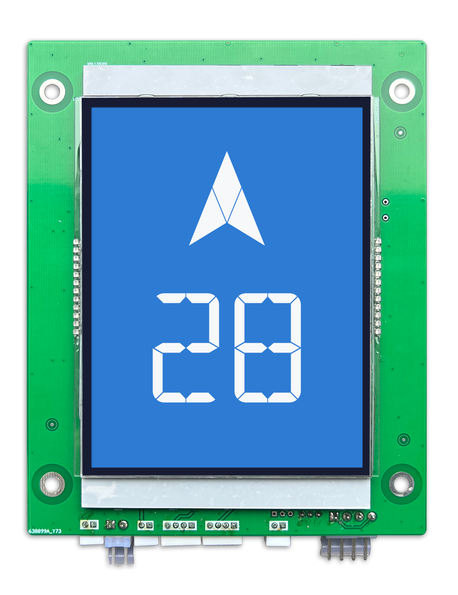 Blue & White Monochrome LCD Blue & White Monochrome LCD