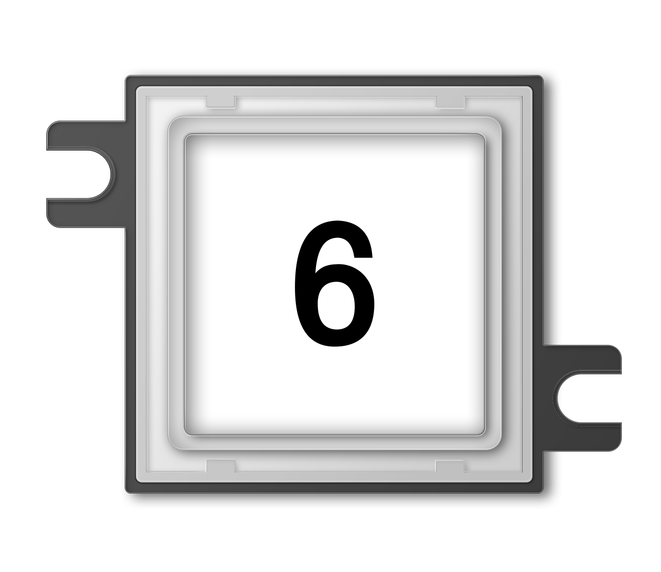 35-type square acrylic micro-switch button 35-type square acrylic micro-switch button