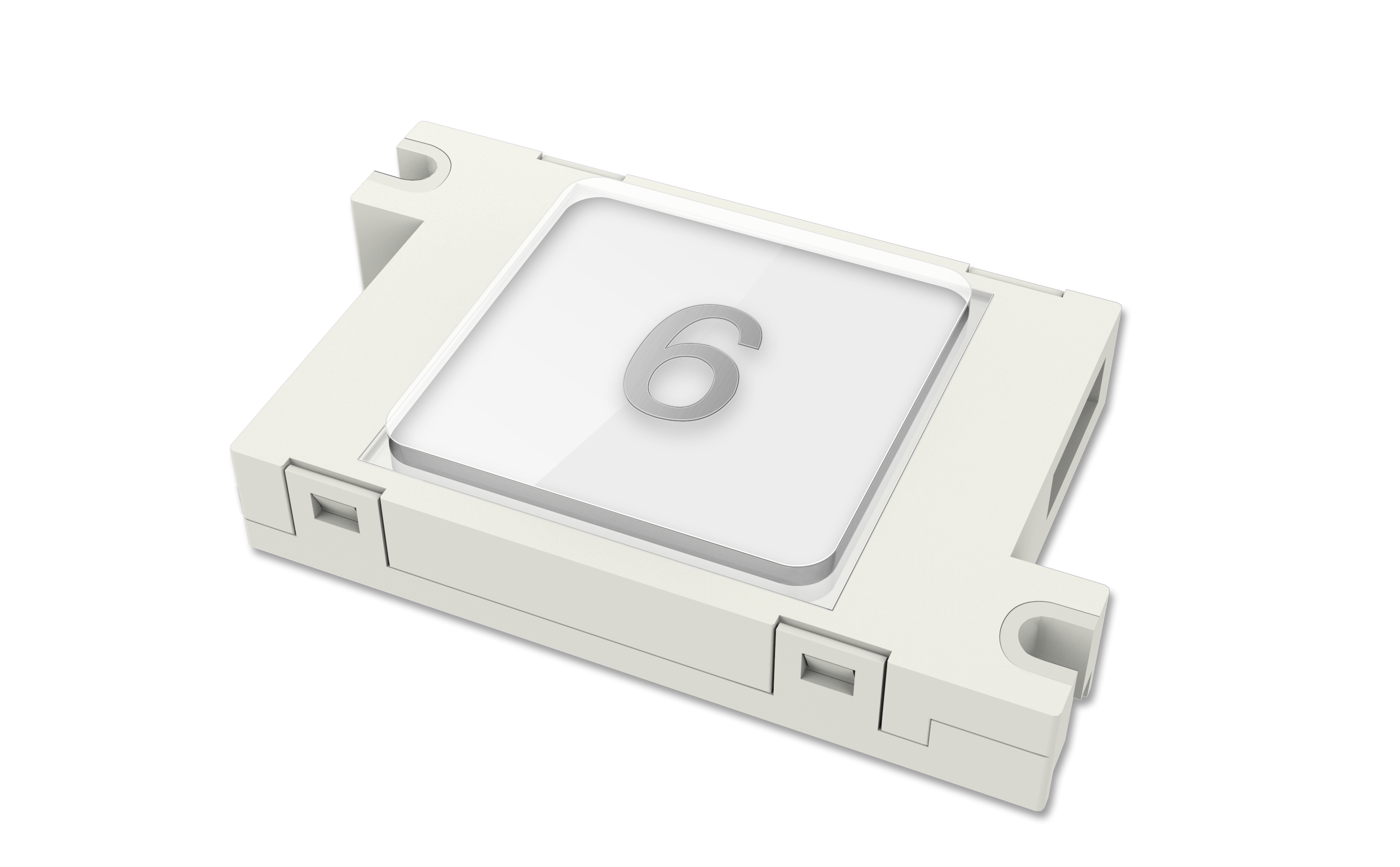 35-type square metal character touch button 35-type square metal character touch button