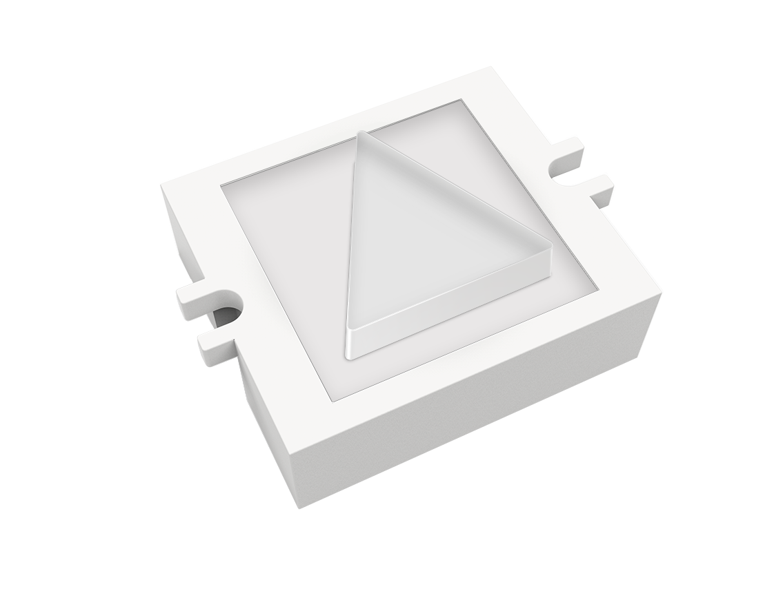 32-type triangular acrylic micro-switch button