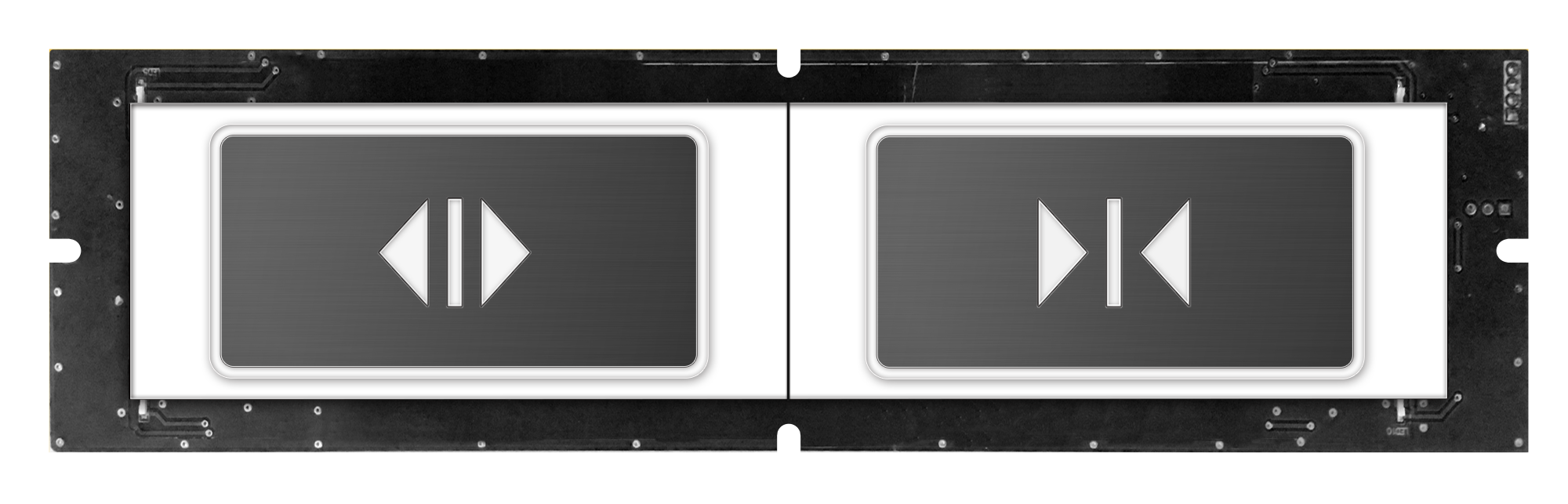 180-type square full metal lettering touch button (dual key) 180-type square full metal lettering touch button (dual key)
