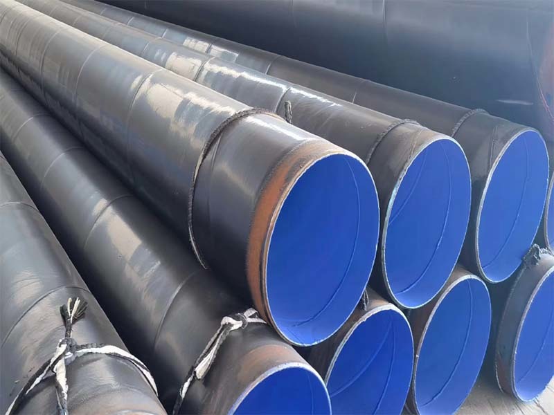 Internal oxygen and external polyethylene coated composite steel pipe for water supply and drainage