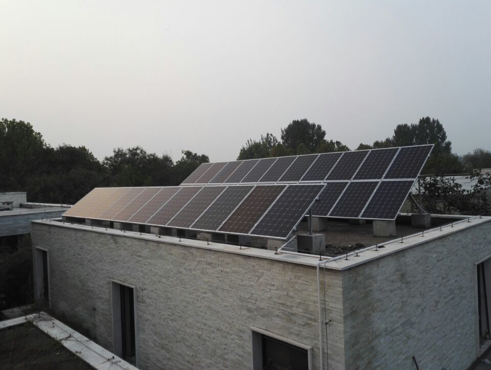 别墅屋顶光伏电站 9.24KW