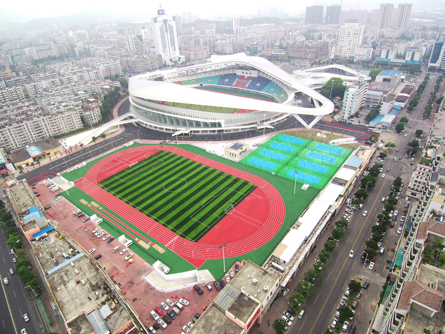 Centro Deportivo Zhaoqing, provincia de Guangdong
