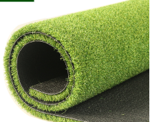 Césped artificial verde corto