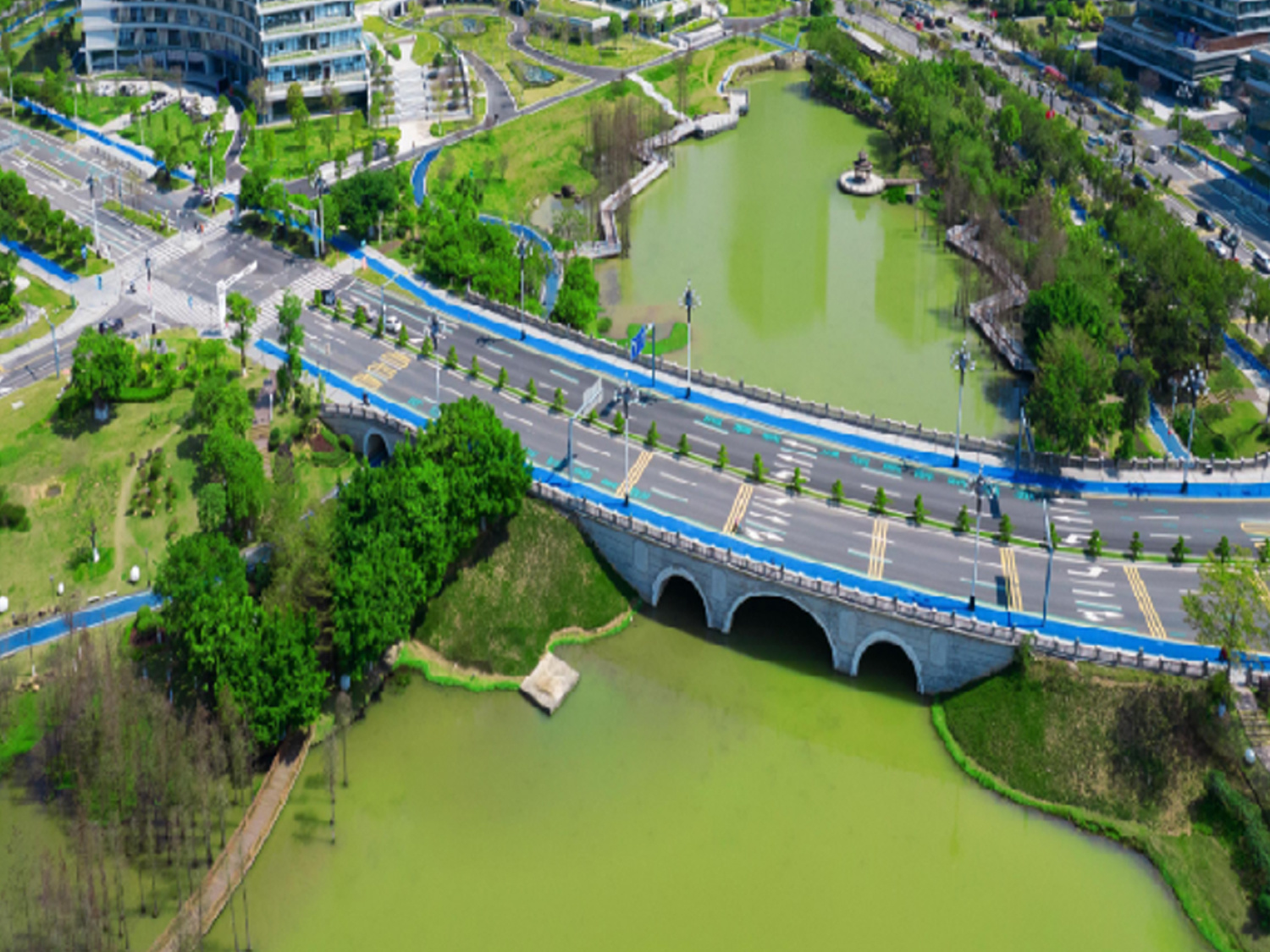 Lago Fénix, distrito de Huangpu, Guangzhou