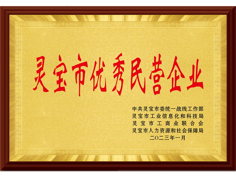 靈寶市優秀民營企業
