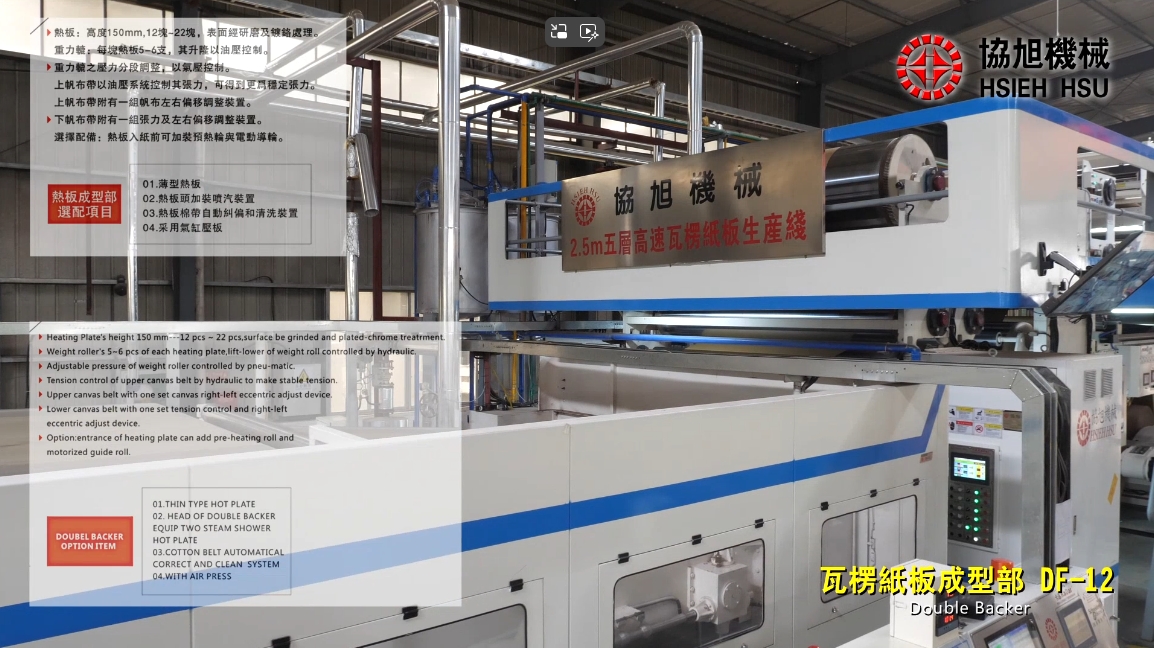 瓦楞紙板成型部DF-12