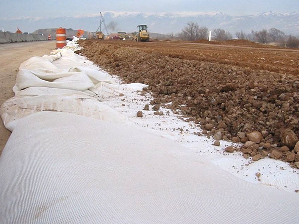 PET woven geotextile