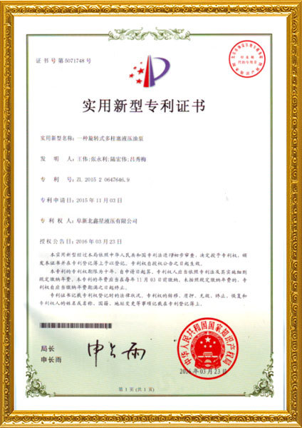 一種旋轉(zhuǎn)式多柱塞液壓油泵