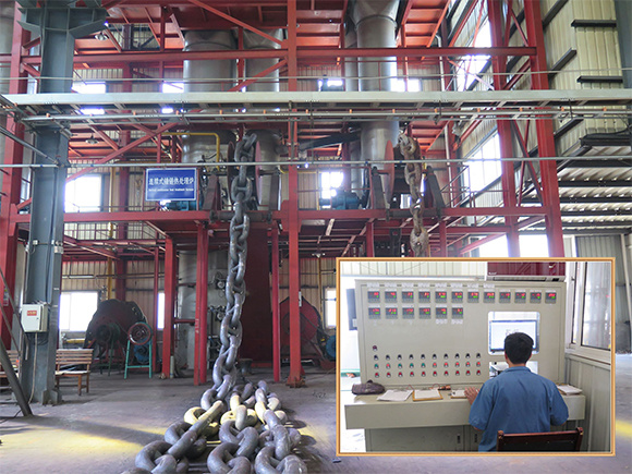Computer Controlled Continuous Heat Treatment Furnace