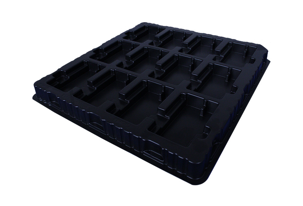Electronic blister tray