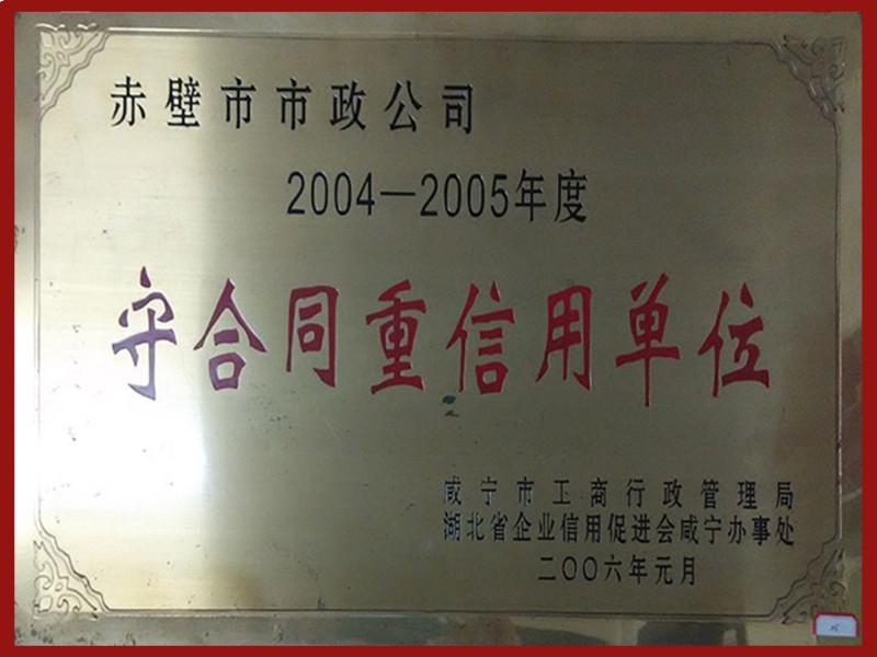 守合同重信用單位