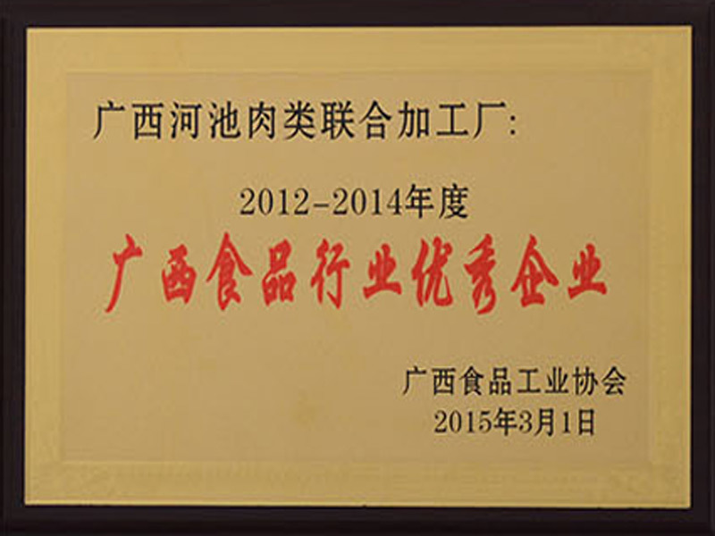 廣西食品行業(yè)優(yōu)秀企業(yè)